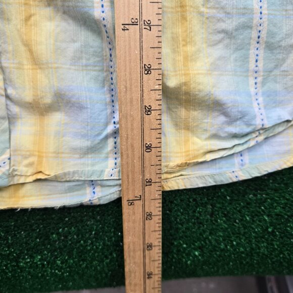 Larry Mahan Shirt Mens XL Plaid Button Up Pearl Snap Western Cowboy Rodeo Ranch - Picture 7 of 11